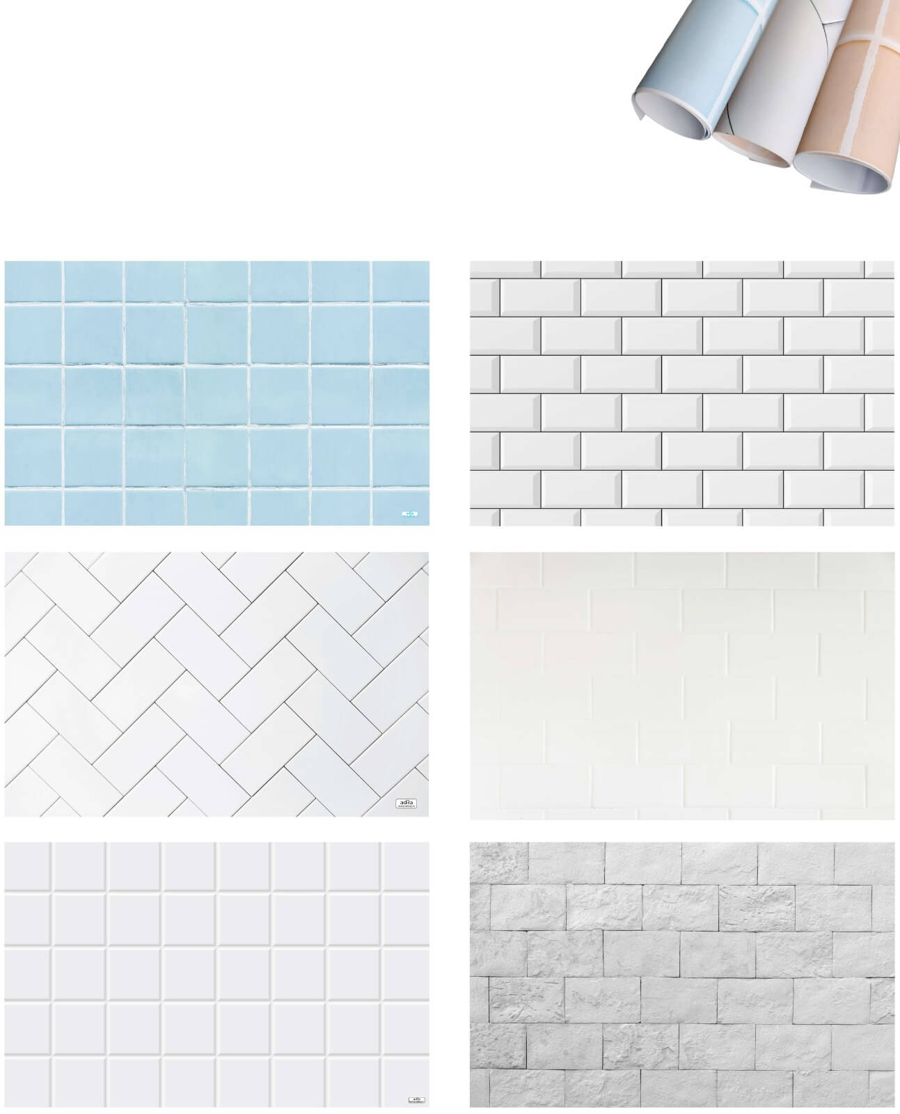 TILES Pack (Pack of 3, 6 Designs) Premium Photography Backdrop Background