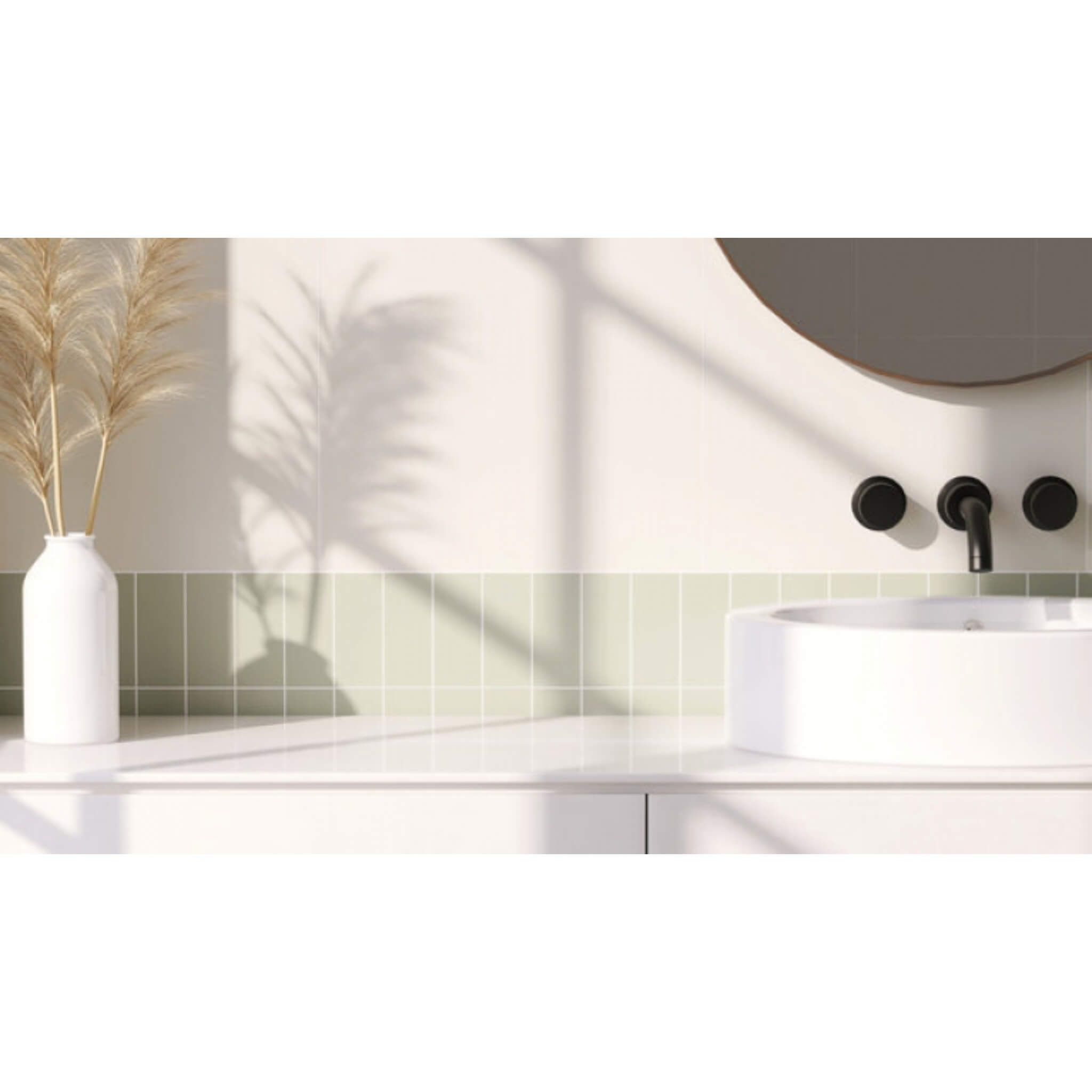 Vinyl Bathroom Design Backdrop