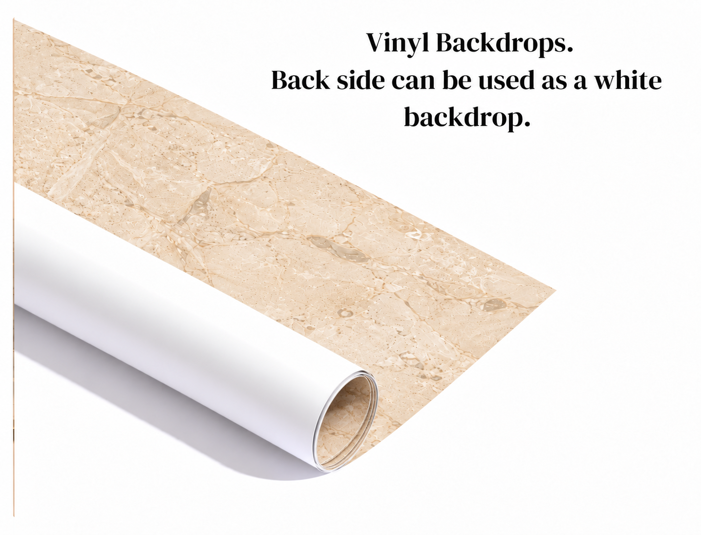Vinyl Beige Marble Backdrop - Image 3